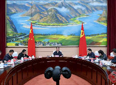 王予波主持召开省政府党组会议常务会议